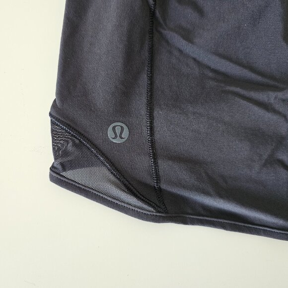 NWT LULULEMON Black Hotty Hot Low Rise 4" Shorts Lined 6 - Picture 7 of 8